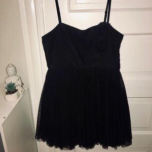 🌻 Black Party Dress with Tulle 🌻